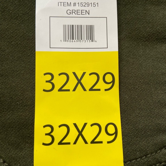 Jachs New York Men's 5 Pocket Pant Two-Way Stretch Straight Fit GREEN - Picture 7 of 10